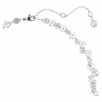 Constella necklace Mixed cuts, Clasp, White, Rhodium plated - Image 5