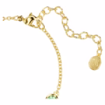 Imber bracelet Mixed cuts, Multicoloured, 18K gold finish - Image 4