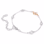 Symbolica bracelet Round cut, Moon, White, Mixed plating - Image 5