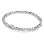 Galaxy Tennis bracelet Lab-grown diamonds 5 ct tw, Mixed shapes, 18K white gold - Image 5
