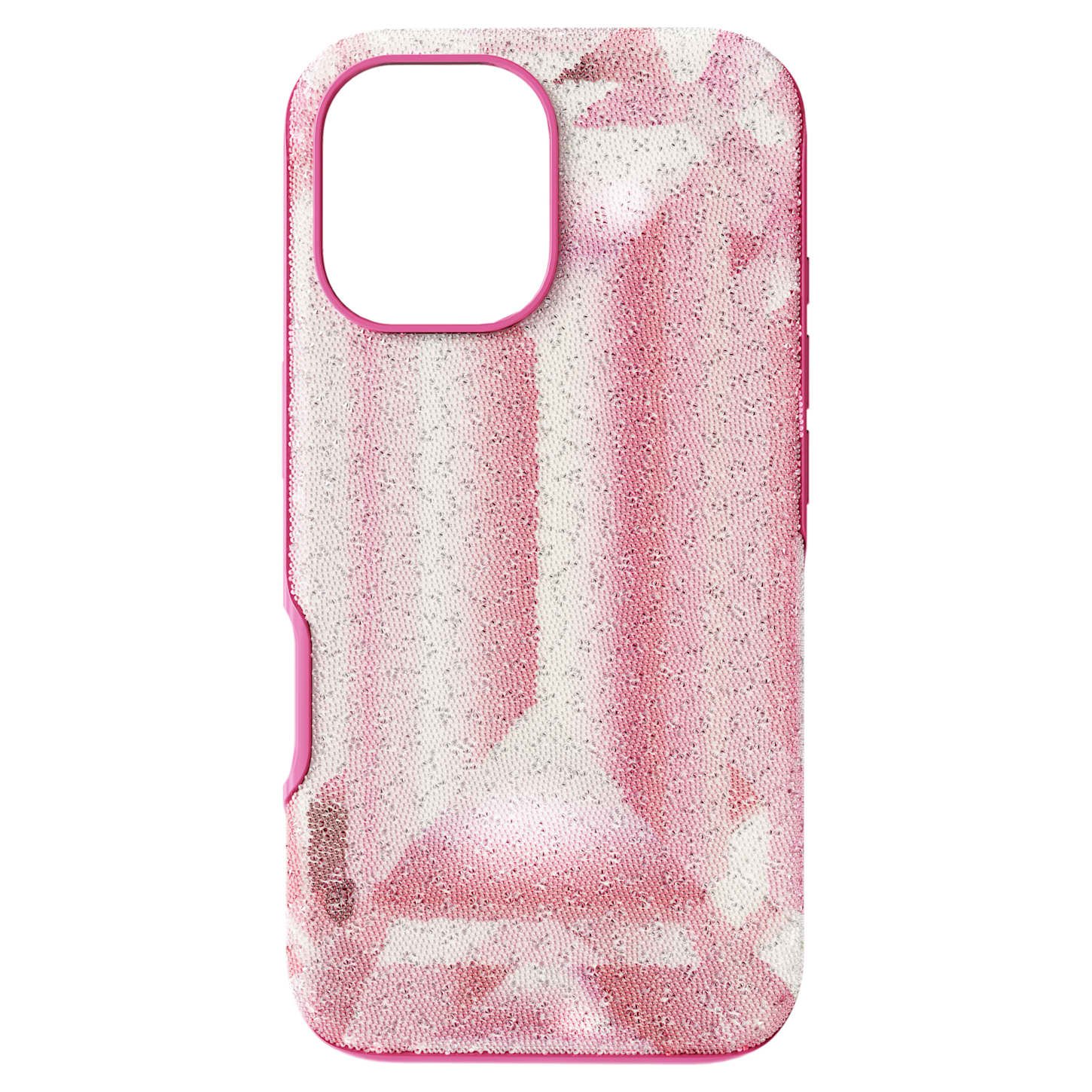 High smartphone case Crystal print motif, iPhone® 16, Pink