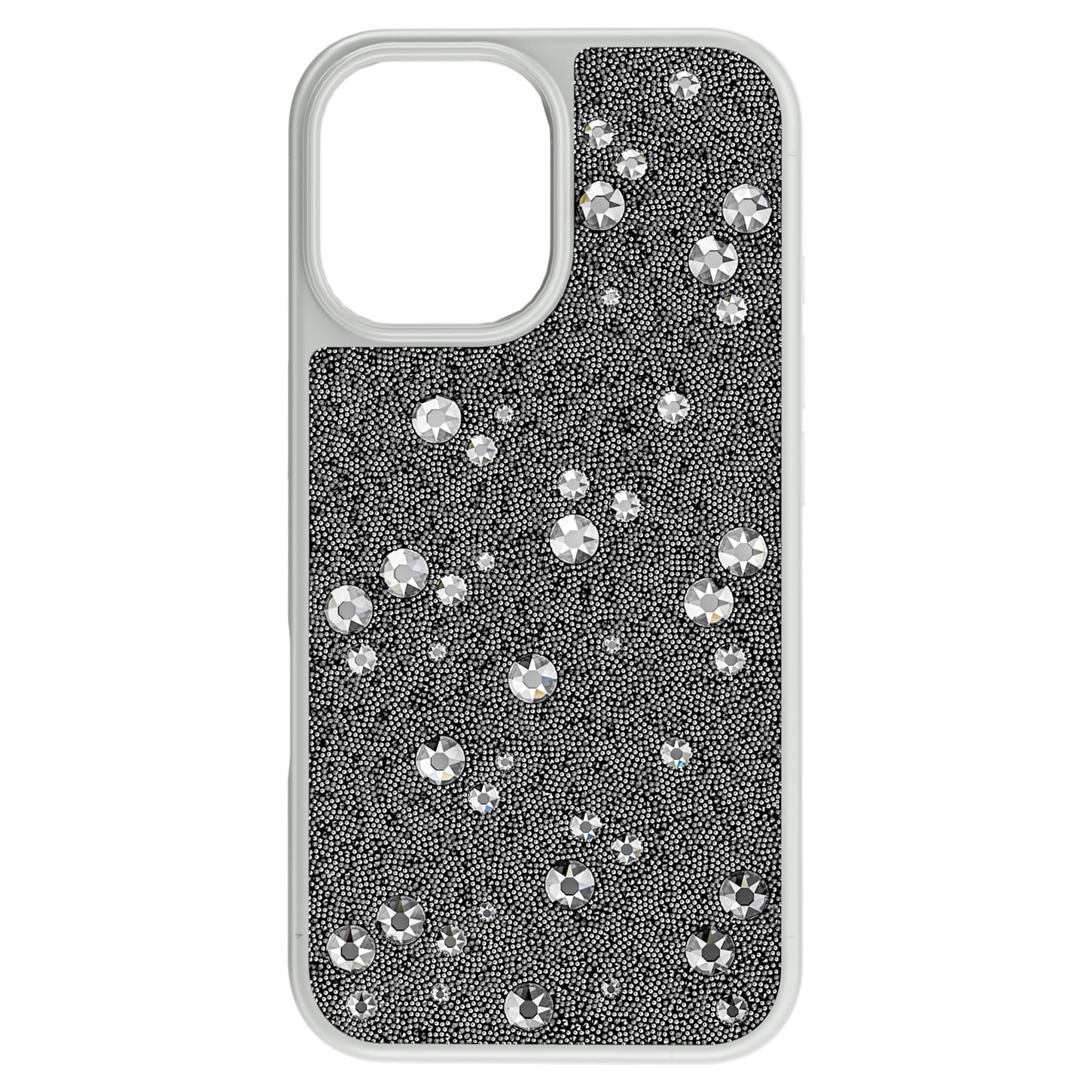 High smartphone case Scattered design, iPhone® 16, Silver Tone