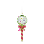 Holiday Cheers Dulcis Lollipop Ornament Green