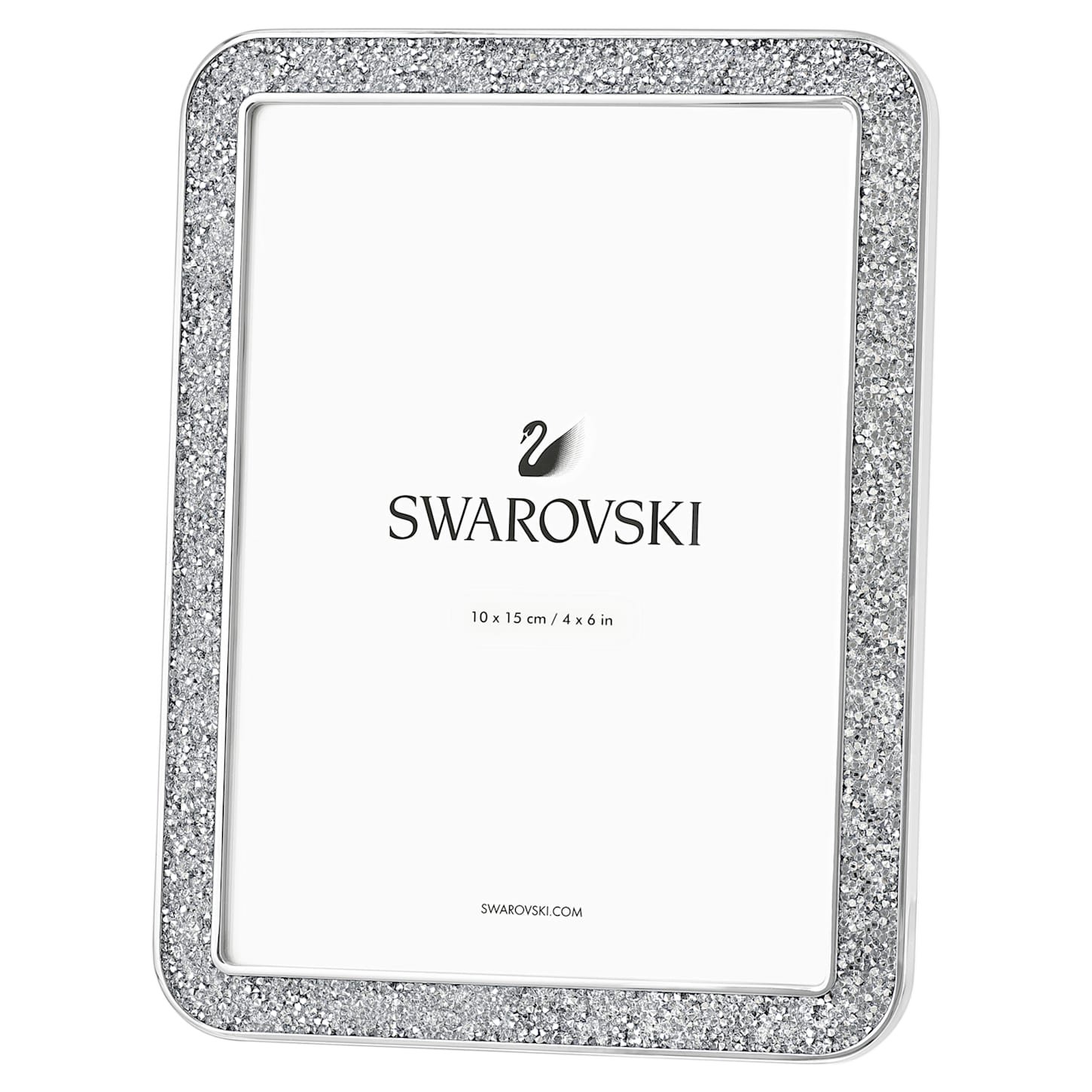 minera-picture-frame-rectangular-shape-small-silver-tone-swarovski-5379518 Minera picture frame Rectangular shape, Small, Silver Tone - Image 1