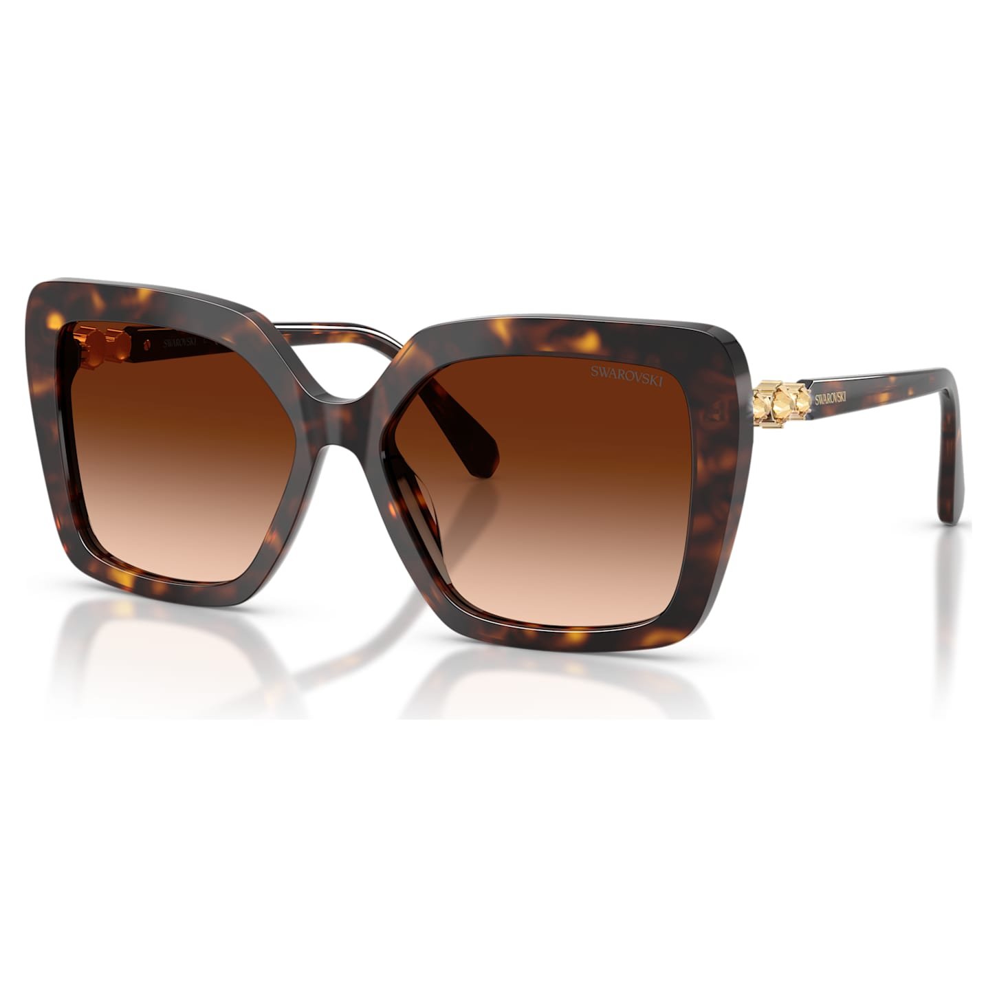 sunglasses-square-shape-sk6049-brown-swarovski-5738136 Sunglasses Square shape, SK6049, Brown - Image 1