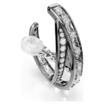 The Vienna Collection ear cuff set (3) Feather, Ruthenium plated - Image 5